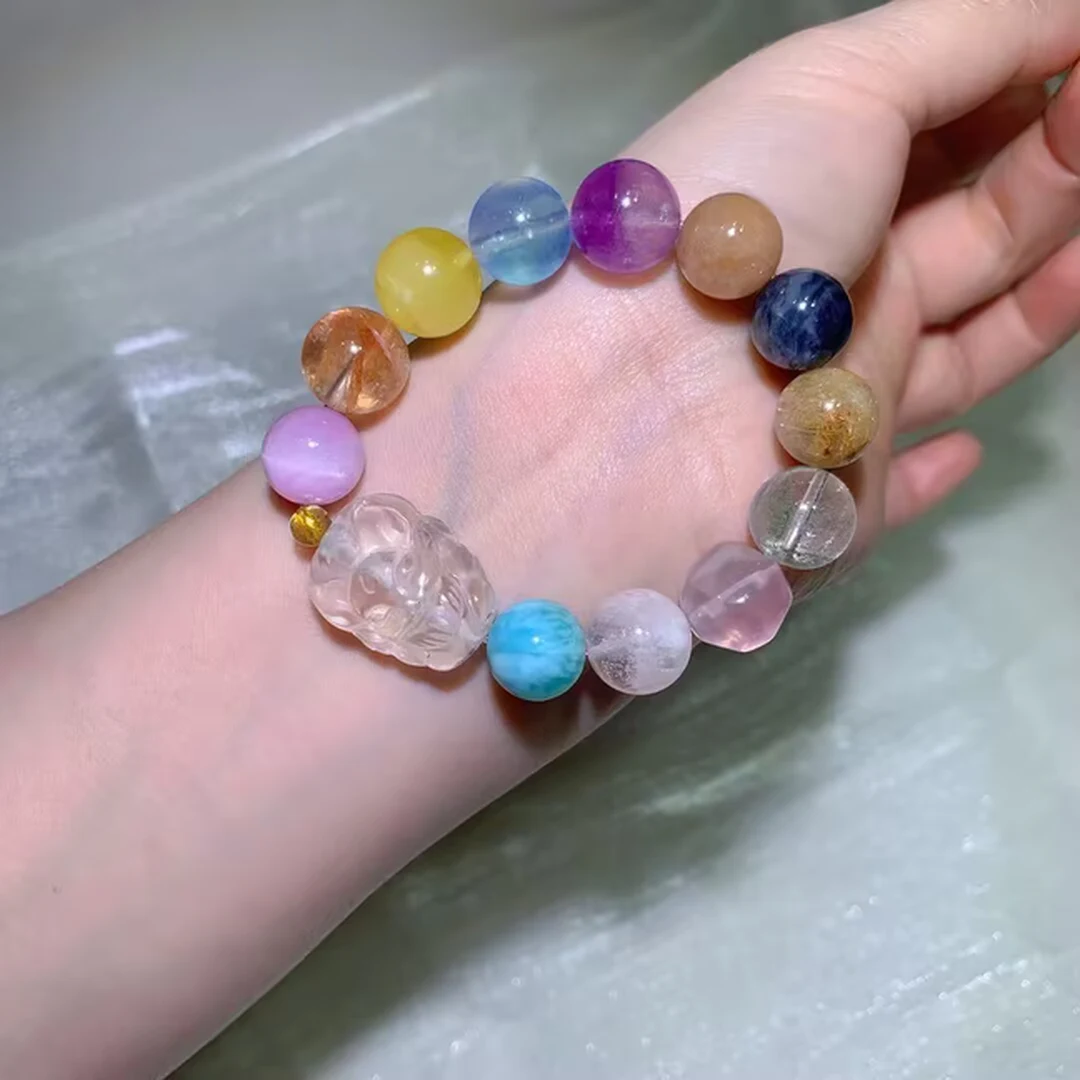天然多宝手链(13mm)